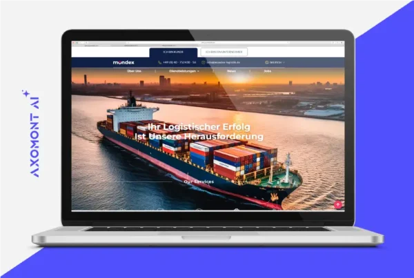 Axomont - Website Design - Mondex Logistics