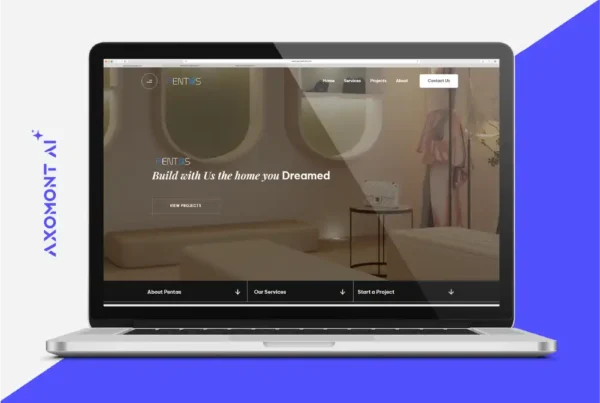 Axomont - Website Design - Pentas Arch