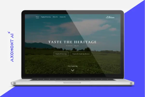 Axomont - Website Design - Nivan Teasun